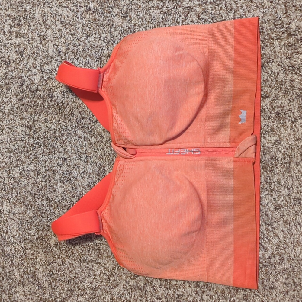 SHEFIT Sports Bra in Coral and Orange